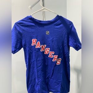 NHL New York Rangers Blue Panarin Jersey Shirt Boys Youth Size M (10/12)